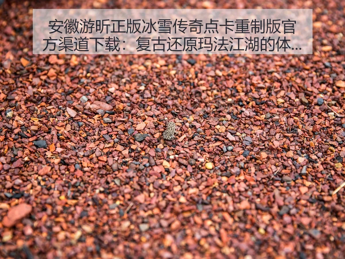 安徽游昕正版冰雪传奇点卡重制版官方渠道下载:复古还原玛法江湖的体育式观察